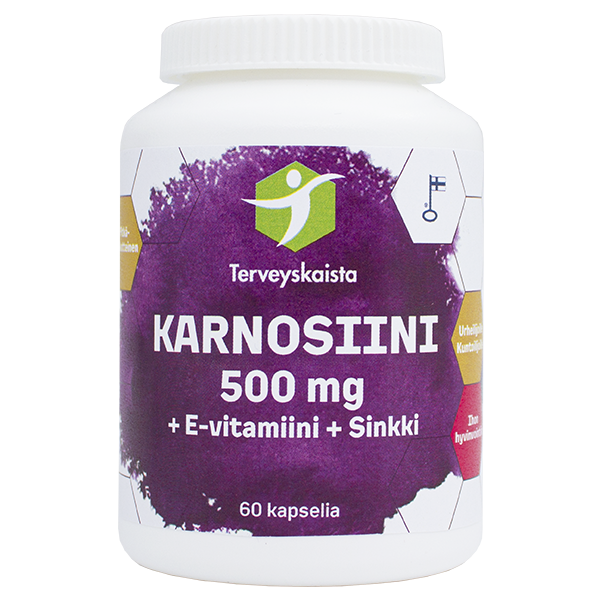 Terveyskaista Karnosiini 500 mg-Terveyskaista-Hyvinvoinnin Tavaratalo
