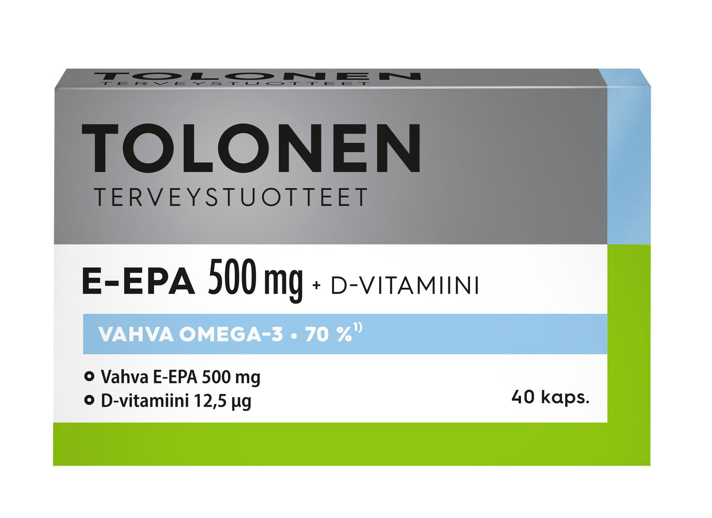 Tolonen E-EPA 500 mg-Tolonen-Hyvinvoinnin Tavaratalo