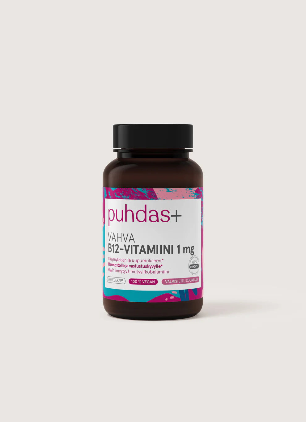 Puhdas+ Vahva B12-vitamiini 1 mg
