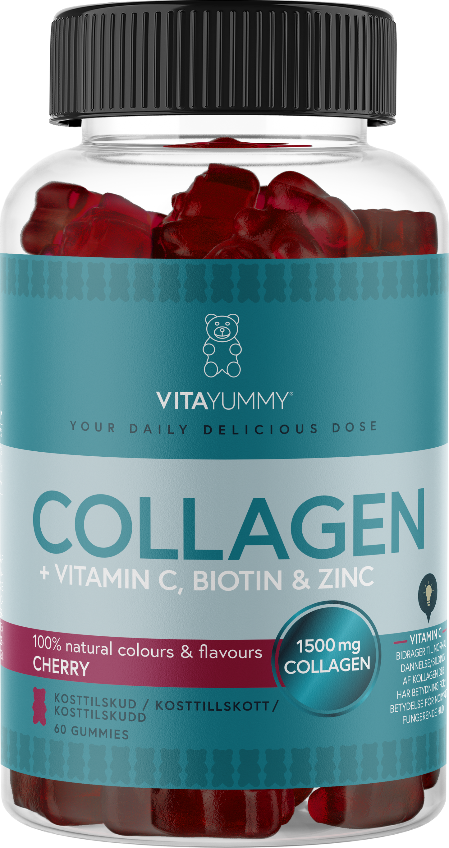 VitaYummy Collagen Cherry-VitaYummy-Hyvinvoinnin Tavaratalo