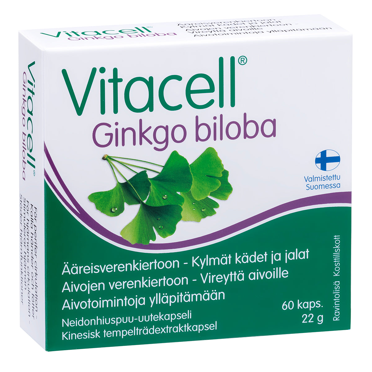 Vitacell Gingko Biloba-Hankintatukku-Hyvinvoinnin Tavaratalo