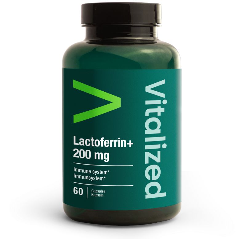 Vitalized Lactoferrin+ 200 mg-Vitalized-Hyvinvoinnin Tavaratalo