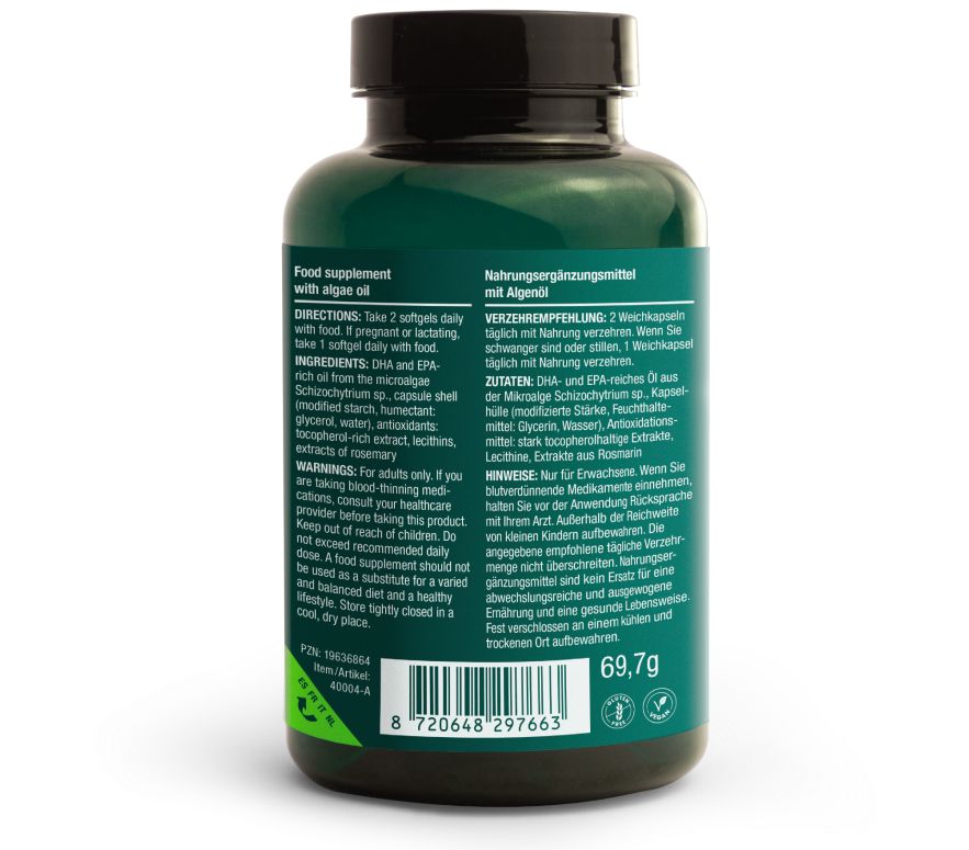 Vitalized Omega-3 Vegan-Vitalized-Hyvinvoinnin Tavaratalo