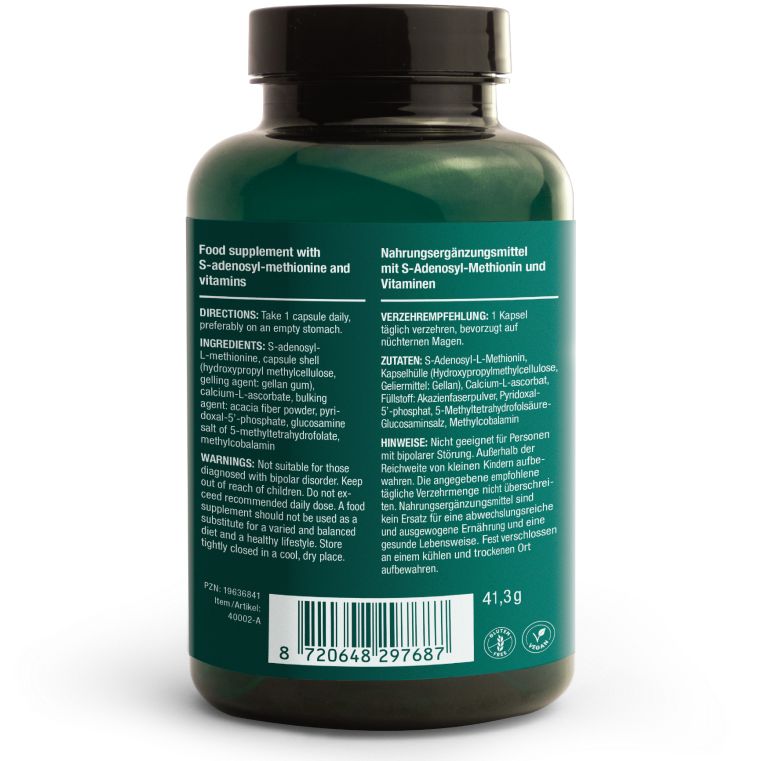 Vitalized SAMe+ 200 mg-Vitalized-Hyvinvoinnin Tavaratalo