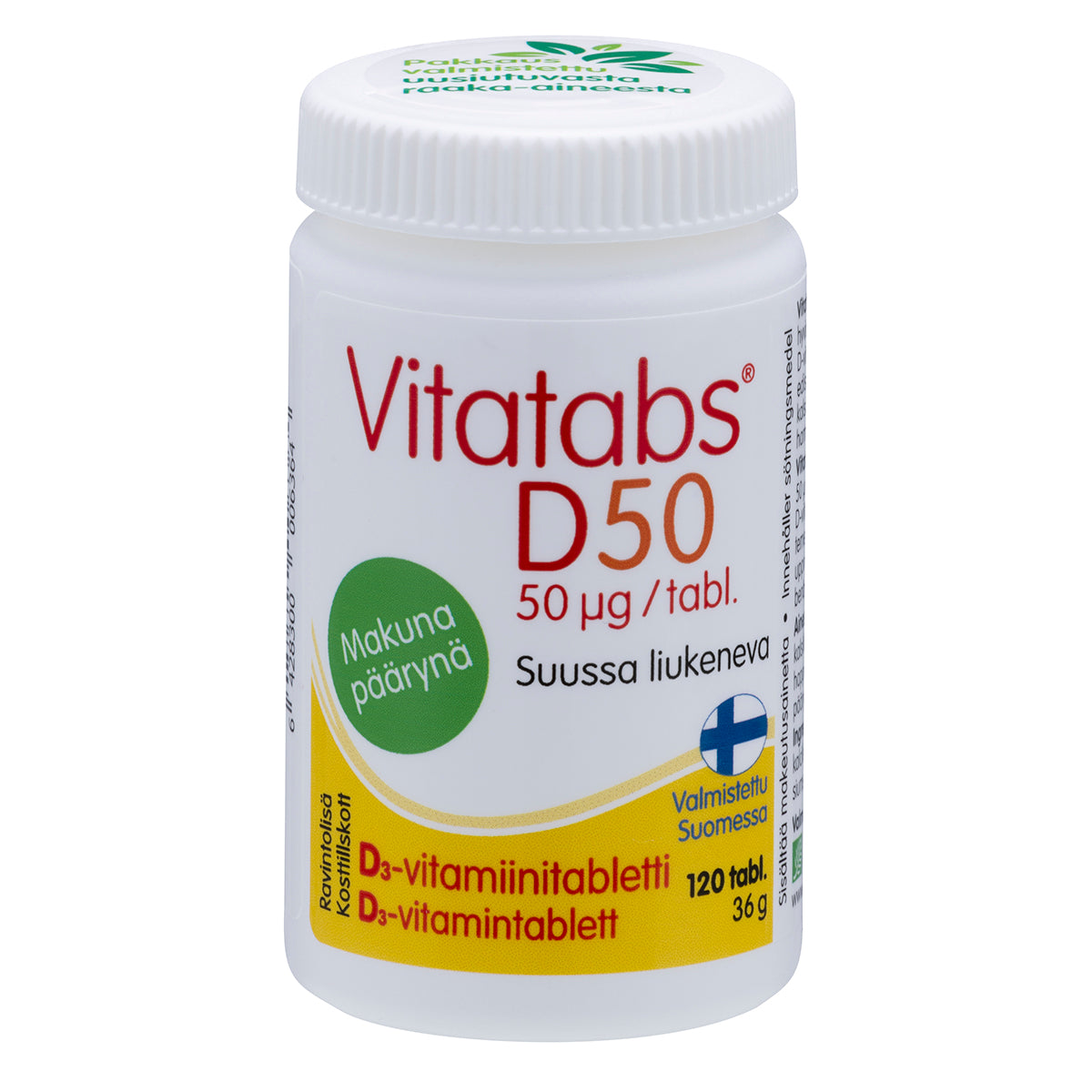 Vitatabs D-Caps Päärynä 50 mikrog-Hankintatukku-Hyvinvoinnin Tavaratalo