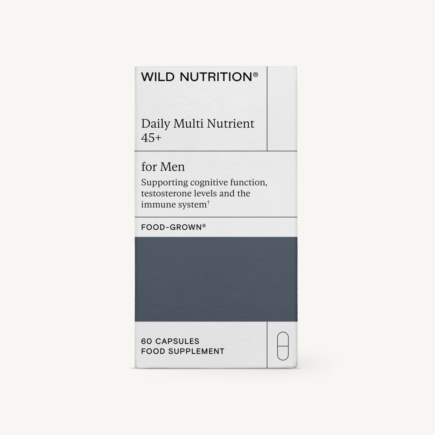 Wild Nutrition Daily Multi Nutrient 45+ Men's-Wild Nutrition-Hyvinvoinnin Tavaratalo