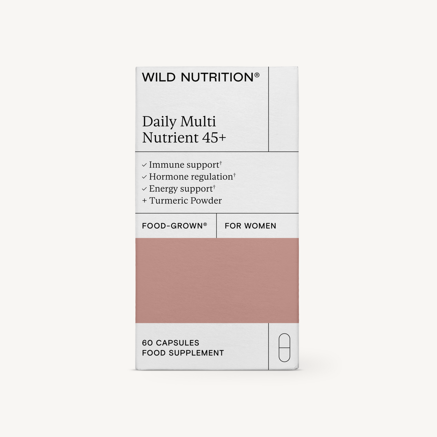 Wild Nutrition Daily Multi Nutrient 45+ Women's-Wild Nutrition-Hyvinvoinnin Tavaratalo