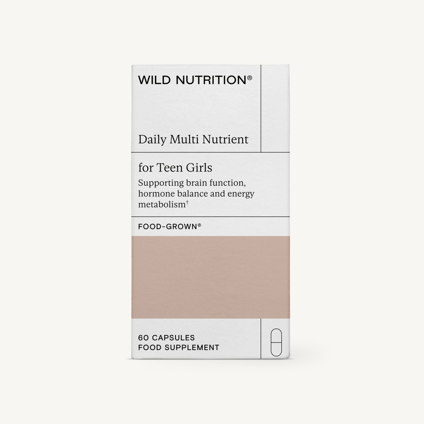 Wild Nutrition Daily Multi Nutrient Teengirl-Wild Nutrition-Hyvinvoinnin Tavaratalo
