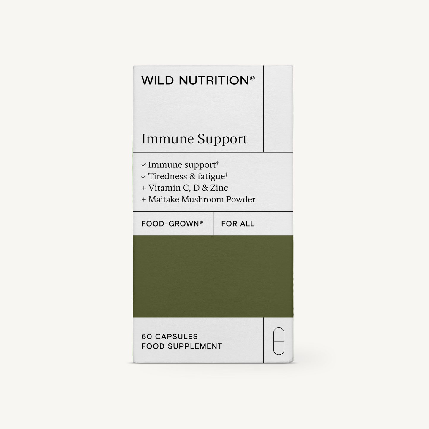 Wild Nutrition Immune Support-Wild Nutrition-Hyvinvoinnin Tavaratalo
