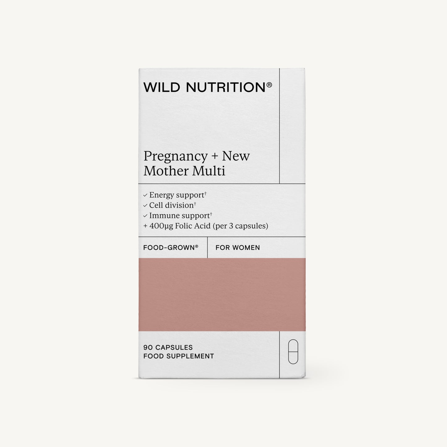 Wild Nutrition Pregnancy + New Mother Multi-Wild Nutrition-Hyvinvoinnin Tavaratalo