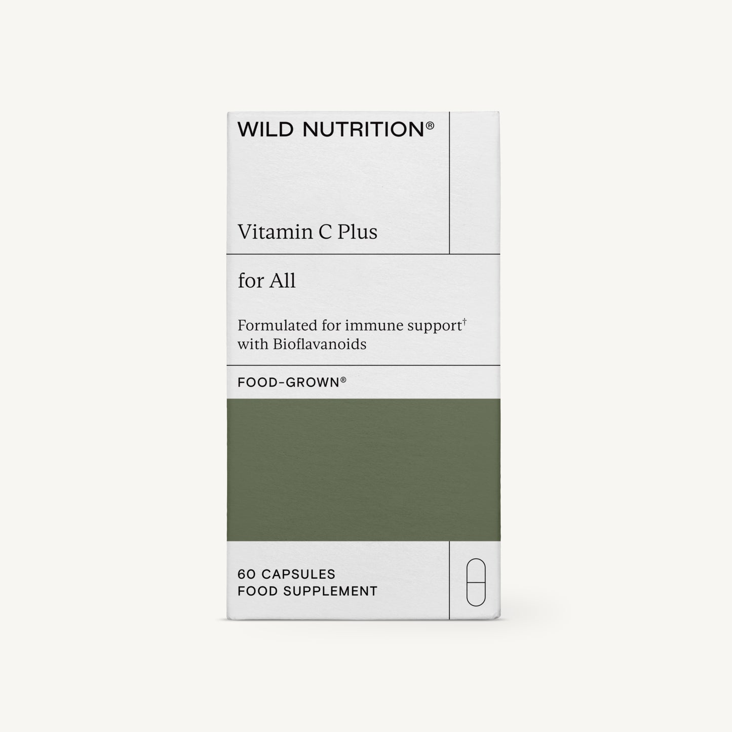 Wild Nutrition Vitamin C Plus-Wild Nutrition-Hyvinvoinnin Tavaratalo