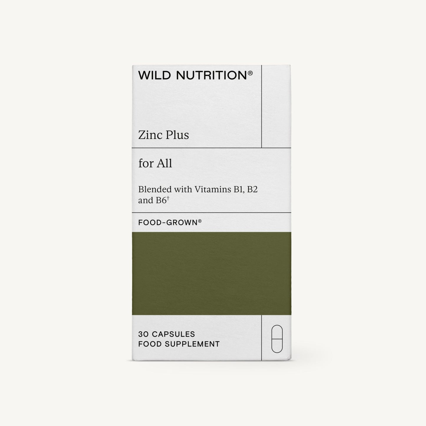 Wild Nutrition Zinc Plus-Wild Nutrition-Hyvinvoinnin Tavaratalo
