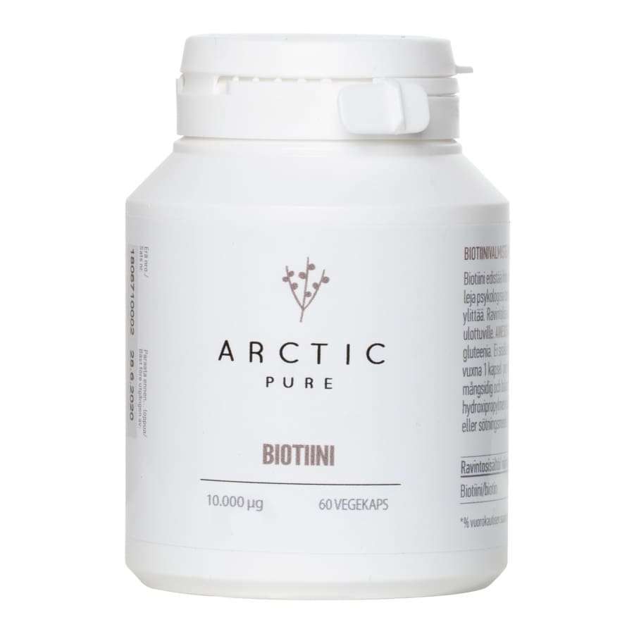 Arctic Pure Biotiini 10 mg (Parasta ennen 07.04.2024)-Arctic Pure-Hyvinvoinnin Tavaratalo