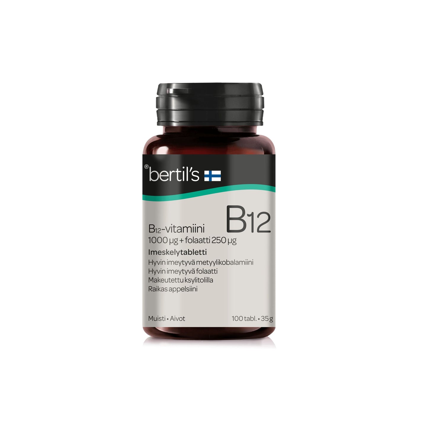 Bertils B12-vitamiini + Folaatti-Bertils-Hyvinvoinnin Tavaratalo