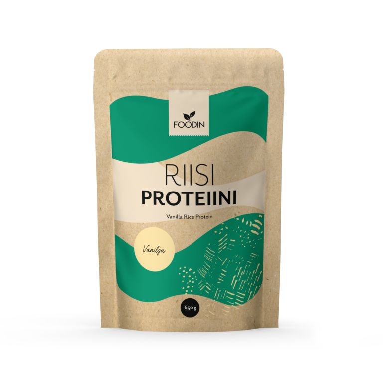 Foodin Riisiproteiini Vanilja-Foodin-Hyvinvoinnin Tavaratalo