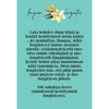 Text on a mint-green background: A gentle mindfulness exercise instructing you to close your eyes, breathe through your nose, notice the temperature change in your nostrils, pause between breaths, and use mindful breathing to calm yourself. Includes a floral illustration. Rectangular layout with sans-serif font; no product or hands visible; matte background finish; overhead shot.