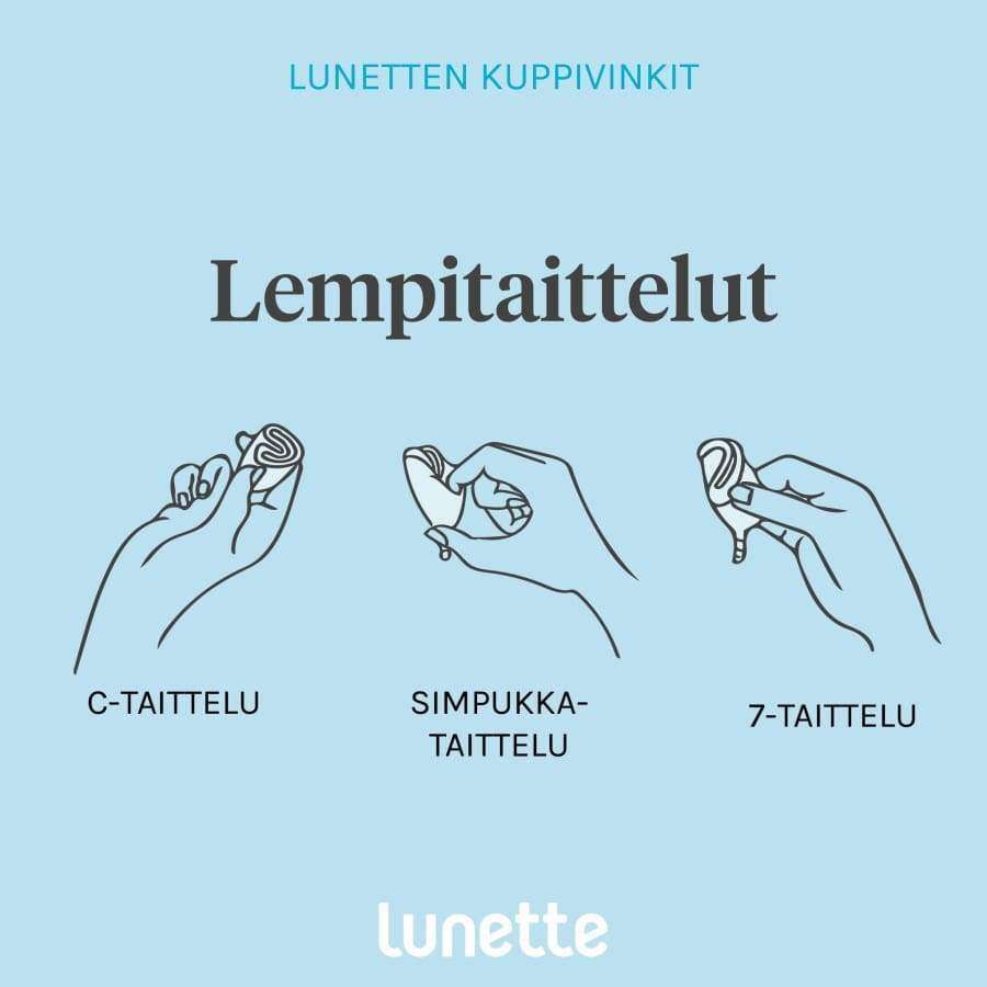 Lunette Kuukautiskuppi Sininen-Lunette-Hyvinvoinnin Tavaratalo