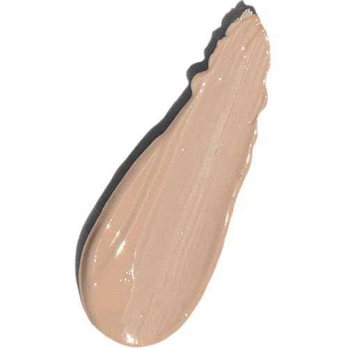 A beige-colored makeup foundation swatch is smeared on a white background, highlighting its creamy texture and smooth consistency. No packaging, labels, or typography are visible. The image is a close-up product shot with no people or hands present.