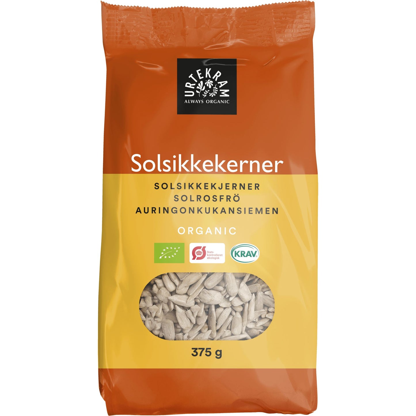 Urtekram Luomu Auringonkukansiemen-Urtekram-Hyvinvoinnin Tavaratalo