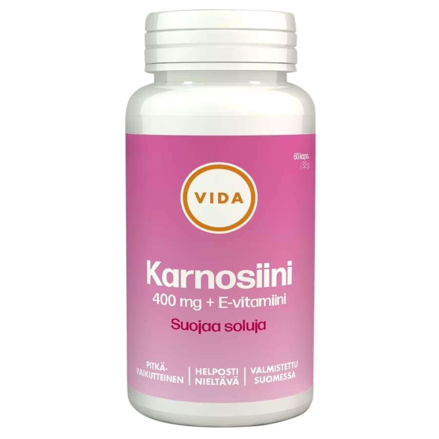 Vida Karnosiini 400 mg Säästöpakkaus-Vida-Hyvinvoinnin Tavaratalo