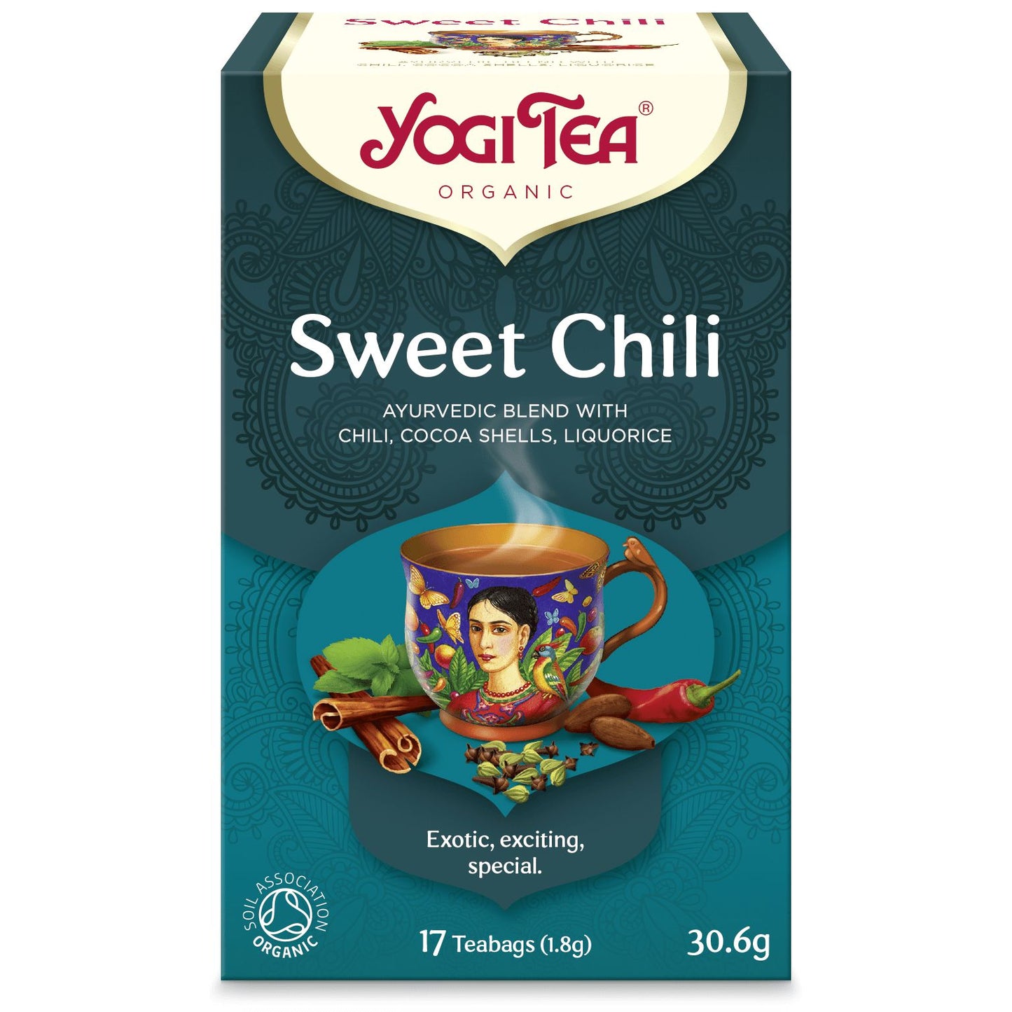 YogiTea Luomu Sweet Chili tee-YogiTea-Hyvinvoinnin Tavaratalo