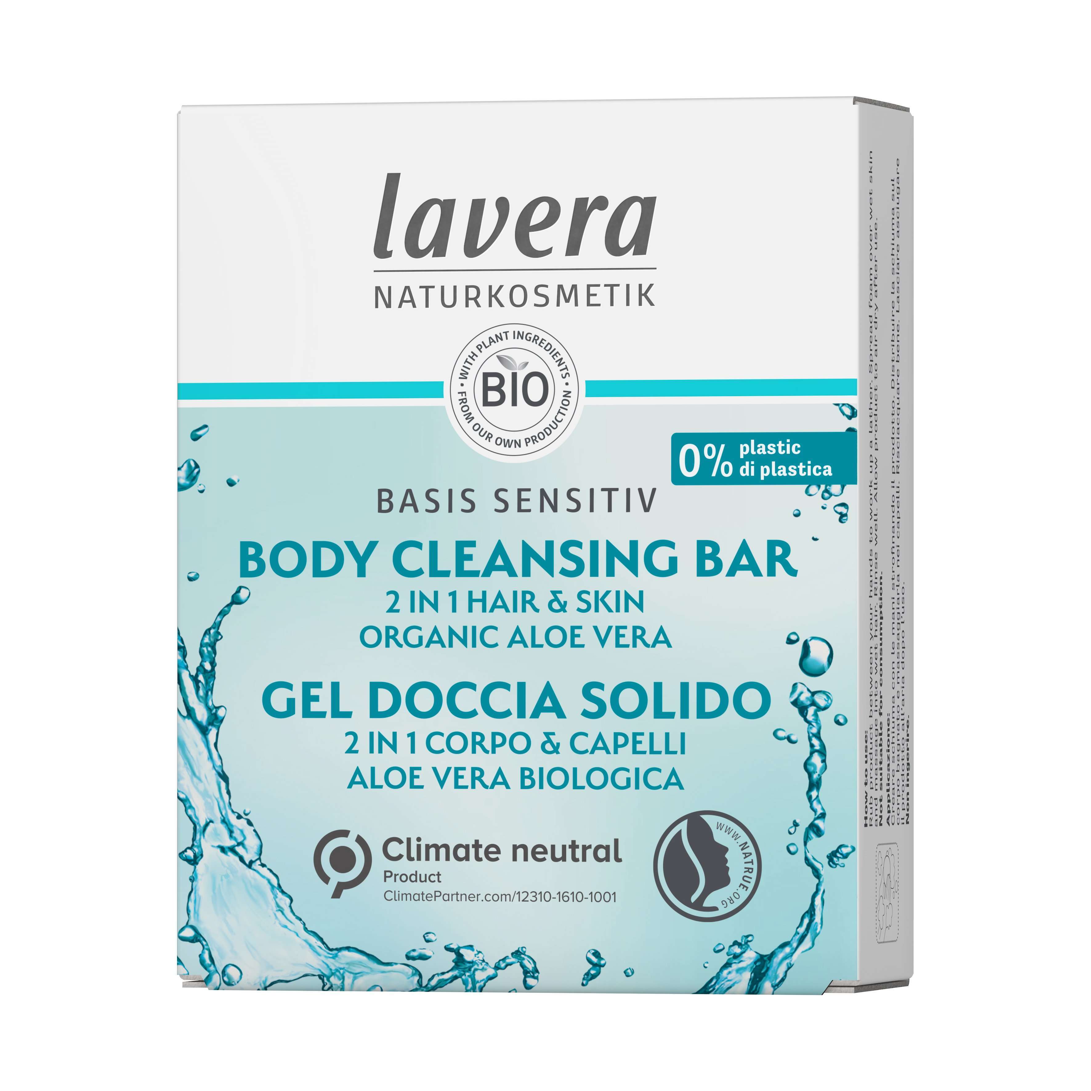 Lavera Basis Sensitiv Body Wash 2in1 – Sanfte Naturpflege Für Haut & Haar, Vegan Und PH-hautfreundlich