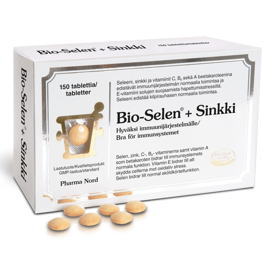 Bio-Selen + Sinkki-Pharma Nord-Hyvinvoinnin Tavaratalo