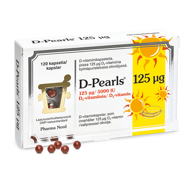 D-Pearls 125 mikrog-Pharma Nord-Hyvinvoinnin Tavaratalo