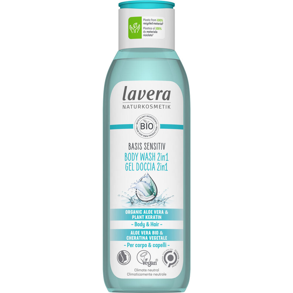 Lavera Basis Sensitiv Body Wash 2in1-Lavera-Hyvinvoinnin Tavaratalo