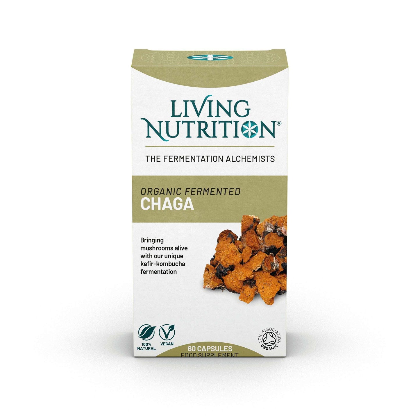 Living Nutrition Fermentoitu Chaga-Living Nutrition-Hyvinvoinnin Tavaratalo