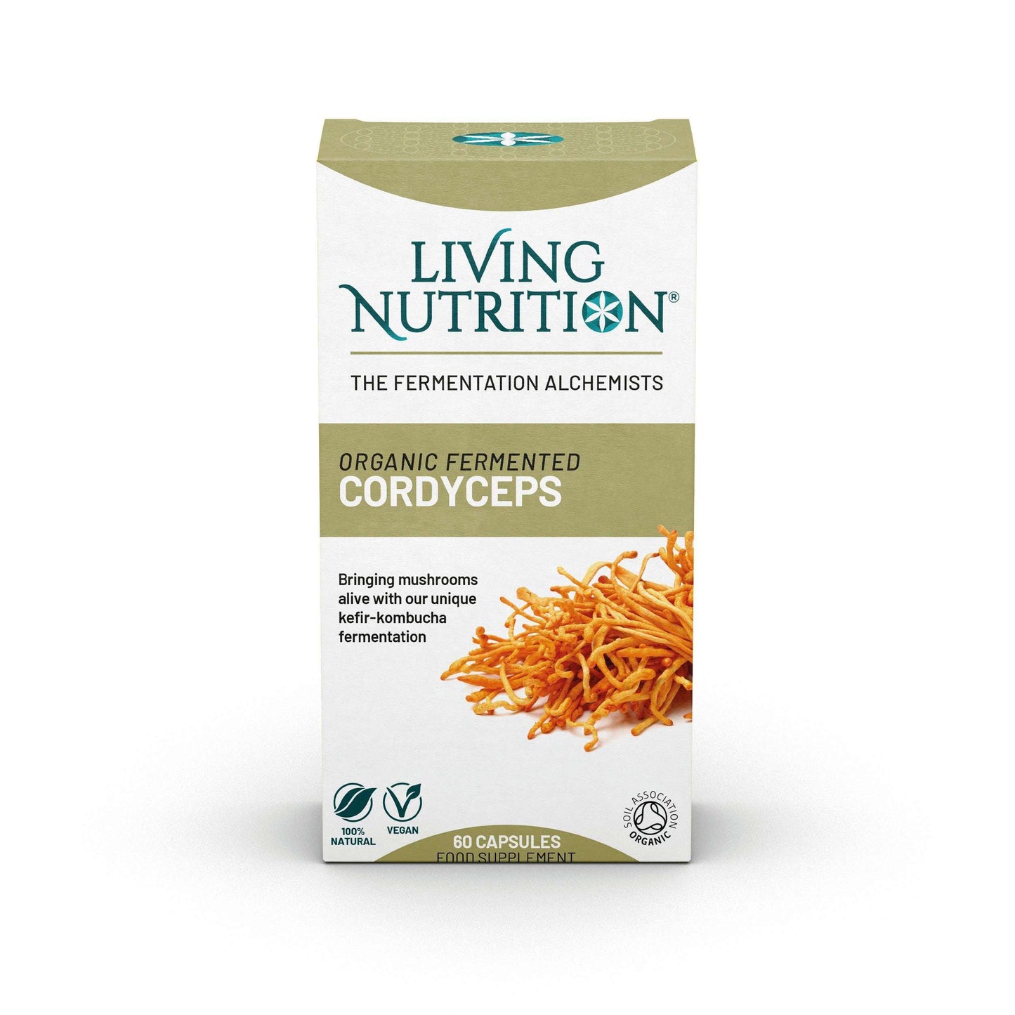 Living Nutrition Fermentoitu Cordyceps-Living Nutrition-Hyvinvoinnin Tavaratalo