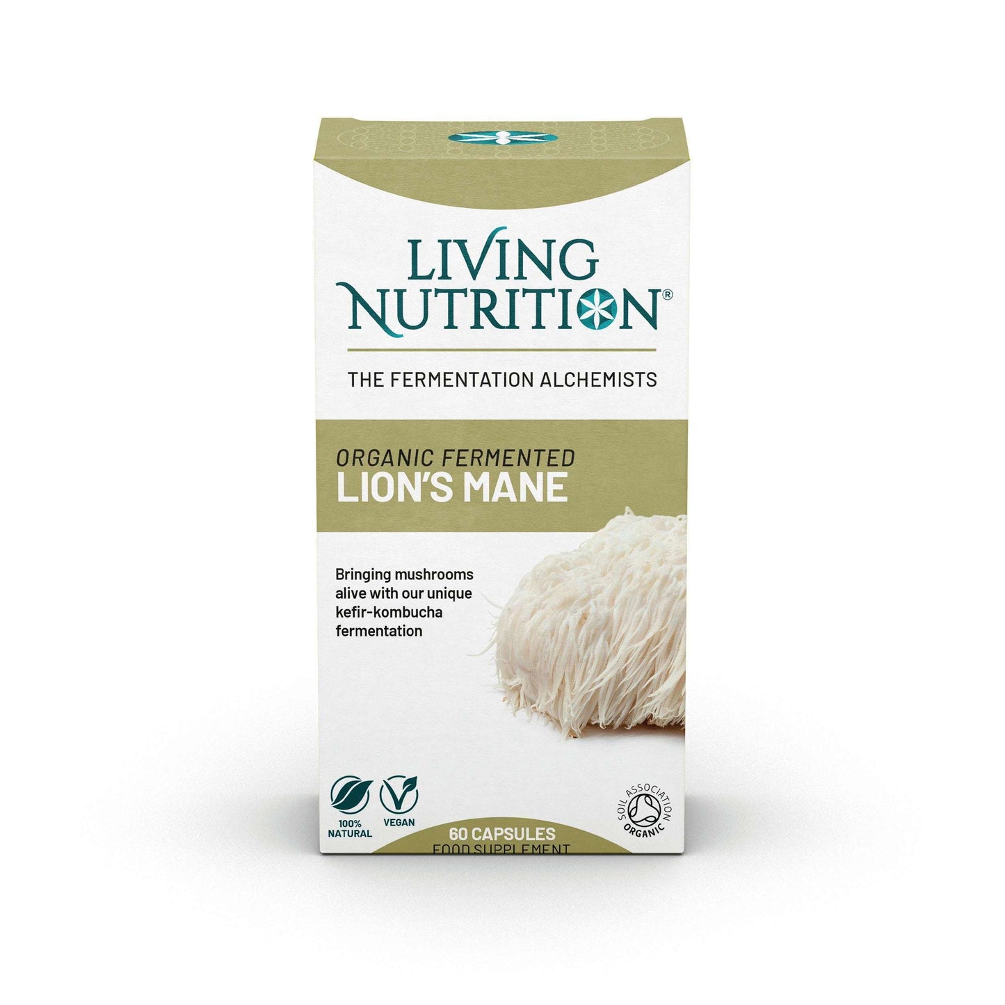 Living Nutrition Fermentoitu Lion's Mane-Living Nutrition-Hyvinvoinnin Tavaratalo