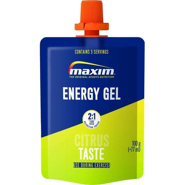 Maxim Energy Gel Citrus Taste-Maxim-Hyvinvoinnin Tavaratalo
