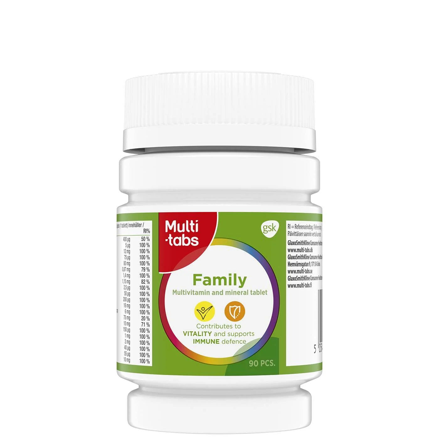 Multipac Tab Multi-tabs Family | Laadukas apteekkimonivitamiini perheelle