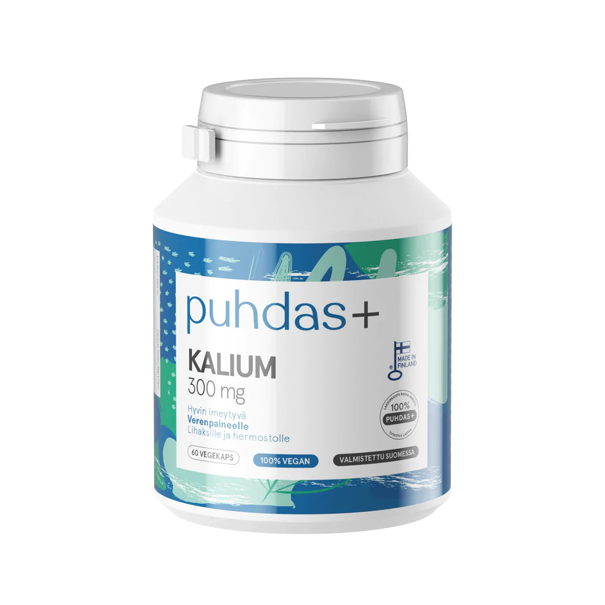 Puhdas+ Kalium 300 mg-Puhdas+-Hyvinvoinnin Tavaratalo