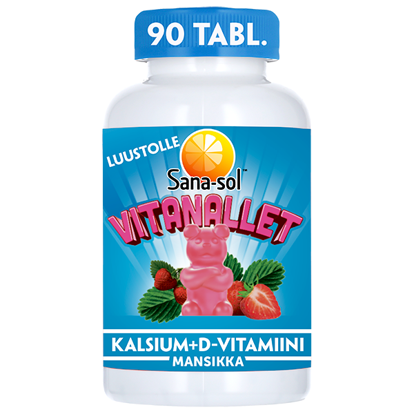 Sana-sol Vitanallet Kalsium+D-vitamiini-Sana-sol-Hyvinvoinnin Tavaratalo