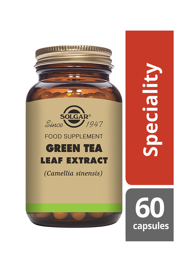 Solgar Green Tea Leaf Extract Sopii myös vegaaneille