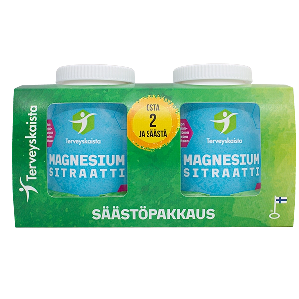 Terveyskaista Magnesiumsitraatti 375 mg-Terveyskaista-Hyvinvoinnin Tavaratalo