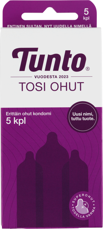 Tunto Tosi Ohut Kondomi-Tunto-Hyvinvoinnin Tavaratalo