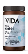 Vida Tripla Sinkki 25 mg + Kupari, C & B6-Vida-Hyvinvoinnin Tavaratalo