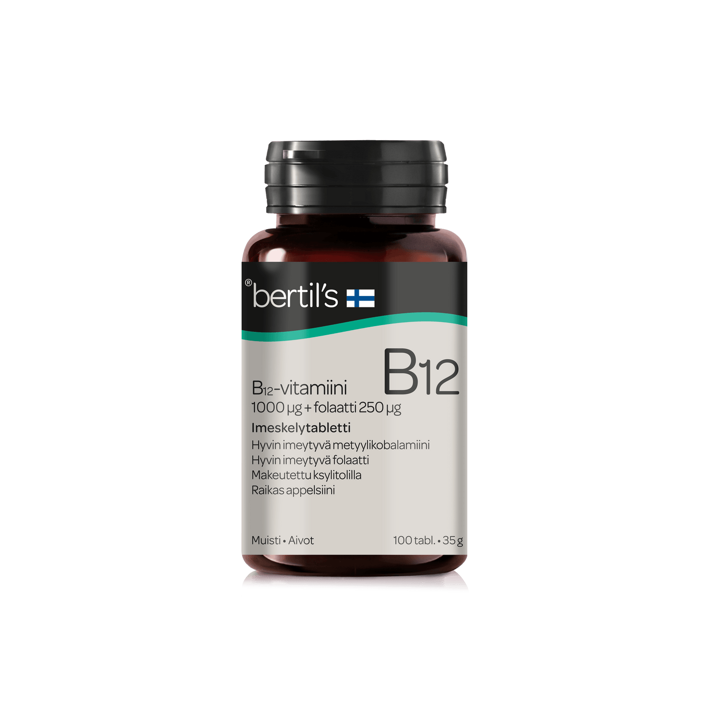 Bertils B12-vitamiini + Folaatti-Bertils-Hyvinvoinnin Tavaratalo