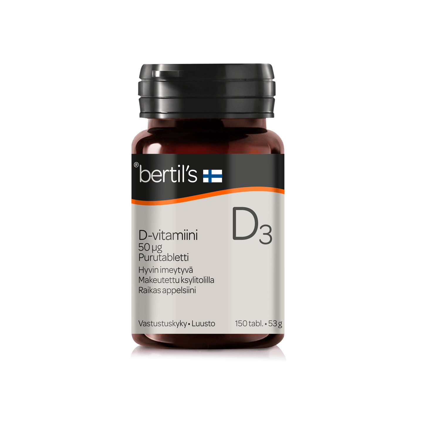 Bertils D-vitamiini 50 mikrog-Bertils-Hyvinvoinnin Tavaratalo