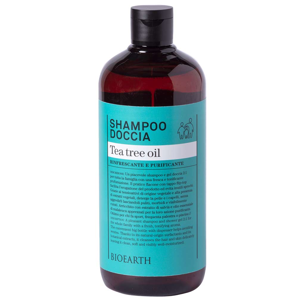 Bioearth Family Shampoo & Suihkugeeli Tea Tree-Bioearth-Hyvinvoinnin Tavaratalo