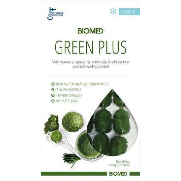 Biomed Green Plus jääpalat-Biomed-Hyvinvoinnin Tavaratalo