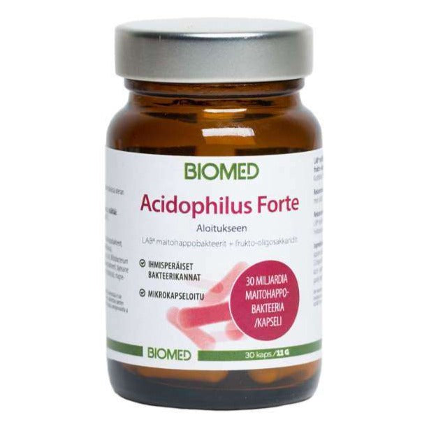 Biomed Acidophilus Forte-Biomed-Hyvinvoinnin Tavaratalo