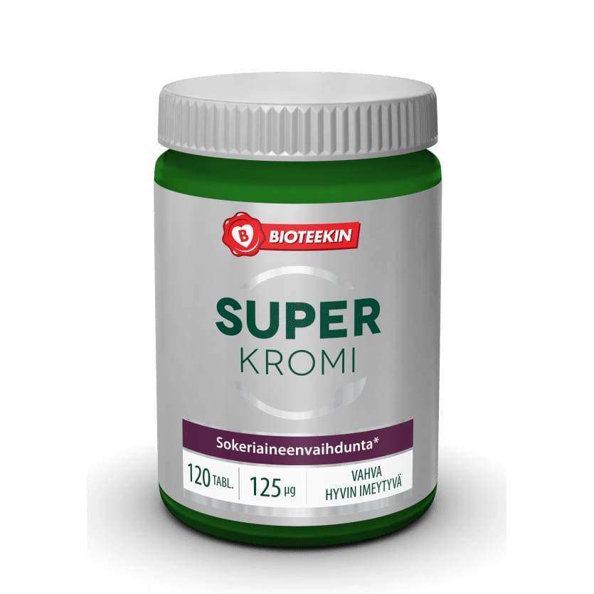 Bioteekin Super Kromi 125 mikrog-Bioteekin-Hyvinvoinnin Tavaratalo