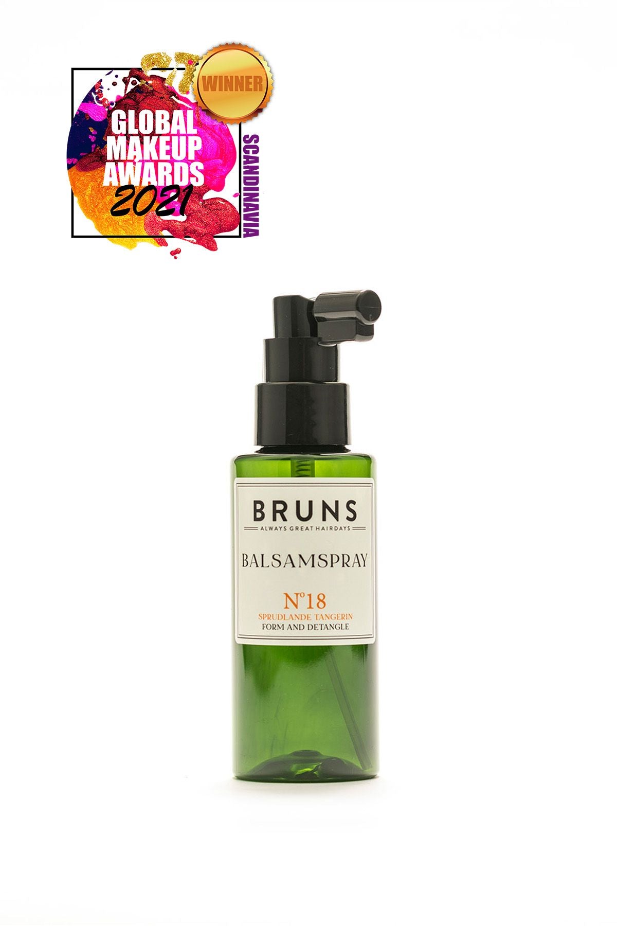 BRUNS Products Nº18 Exciting Tangerine Hoitoainesuihke-Bruns Products-Hyvinvoinnin Tavaratalo