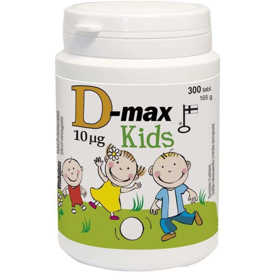 D-Max 10 mikrog KIDS-Vitabalans-Hyvinvoinnin Tavaratalo