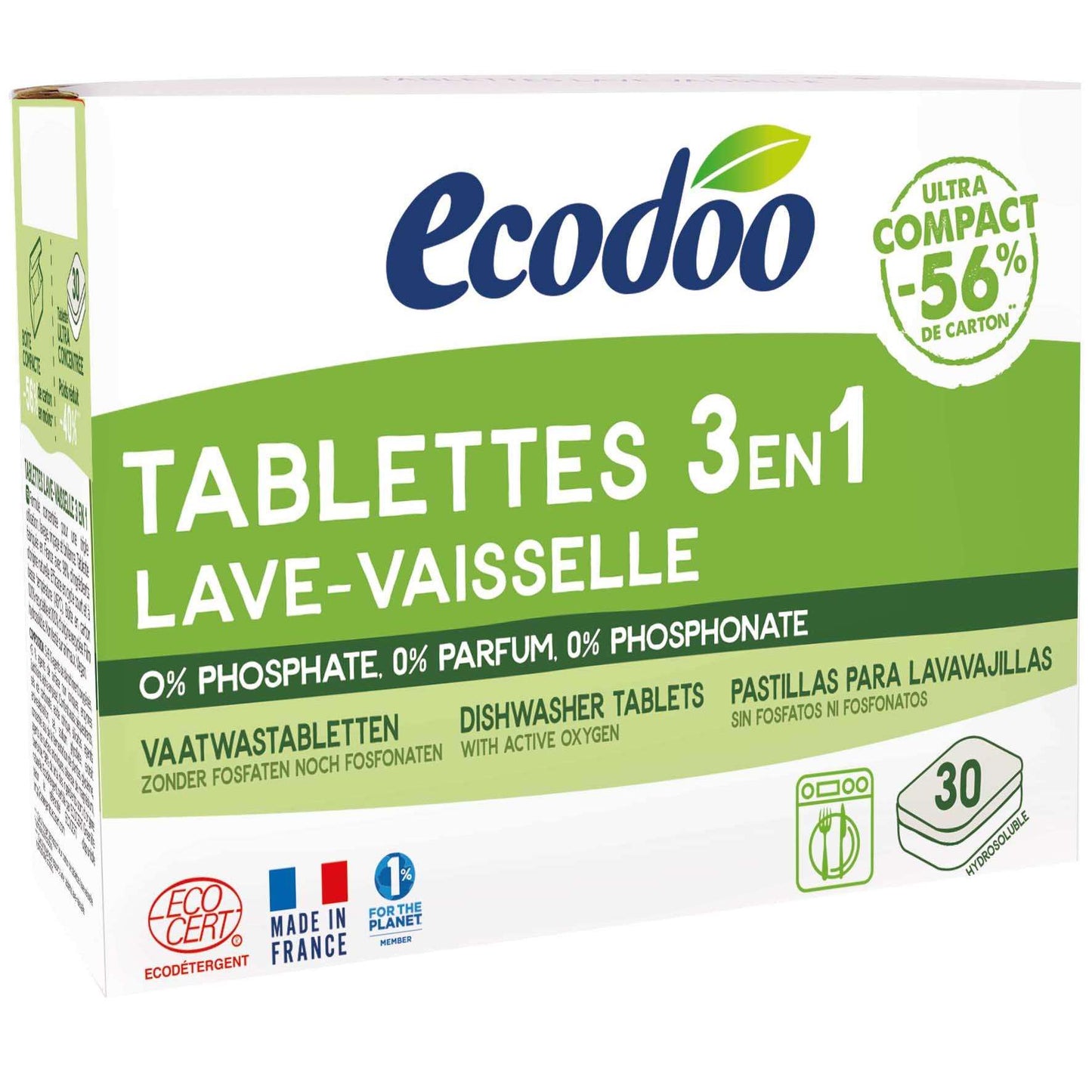 Ecodoo 3in1 Konetiskitabletti-Ecodoo-Hyvinvoinnin Tavaratalo