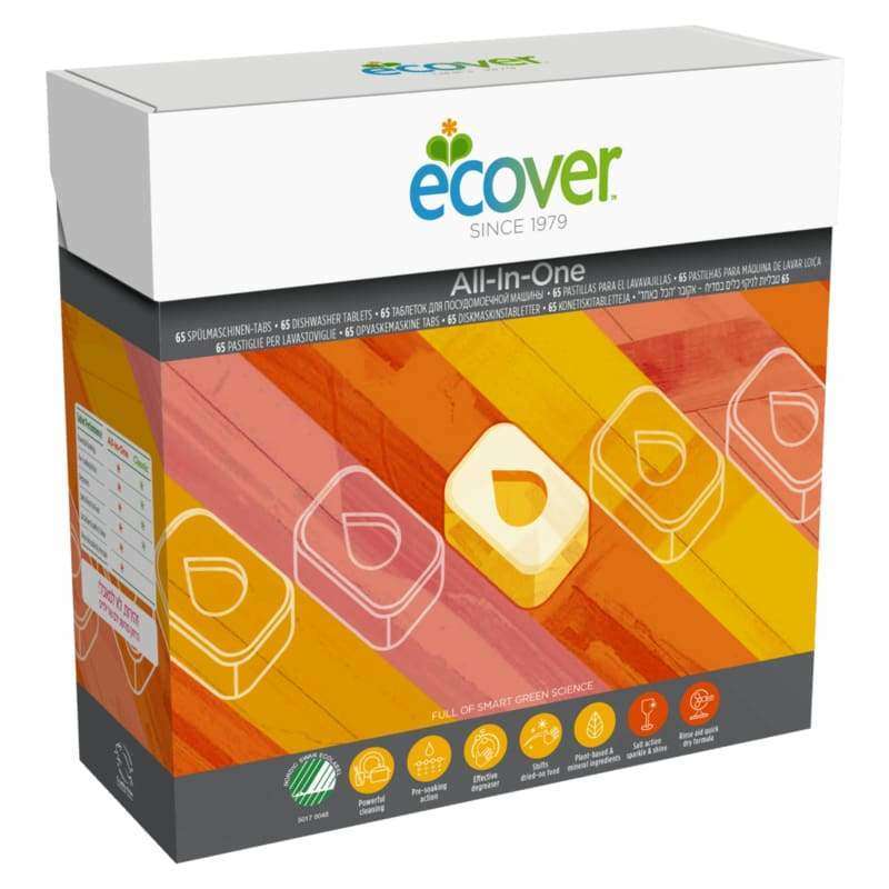 Ecover Konetiskitabletti All-in-One-Ecover-Hyvinvoinnin Tavaratalo